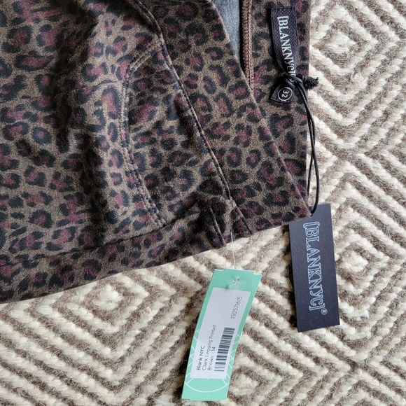 Blank NYC Clark cheetah ponte legging, NWT - Picture 3 of 4